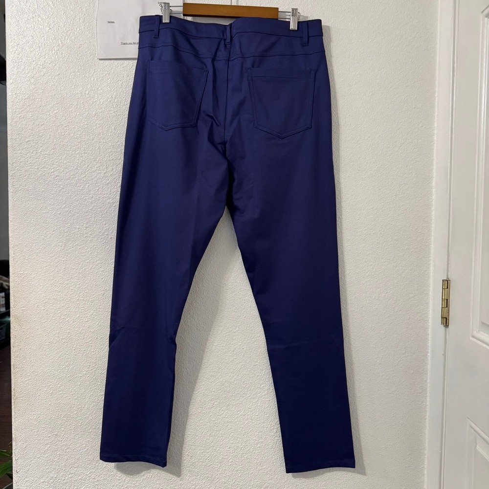 Barbell Apparel Athletic Pants Mens 36x32 Navy Blue Casual Performance Athletic View 3